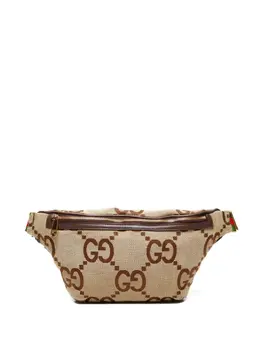 Gucci Pre-Owned: Бежевая поясная сумка 