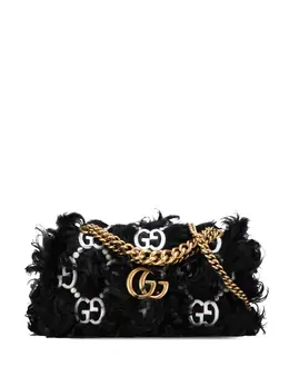 Gucci Pre-Owned: Чёрная сумка через плечо 