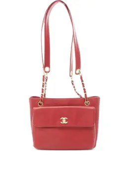 CHANEL Pre-Owned: Красная сумка 