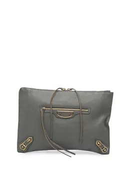 Balenciaga Pre-Owned: Серый клатч 