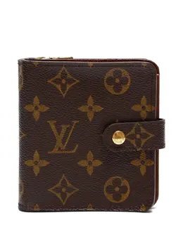 Louis Vuitton Pre-Owned: Коричневый кошелёк 
