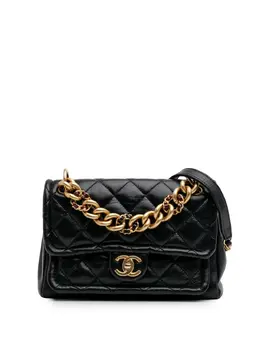 CHANEL Pre-Owned: Чёрная сумка 