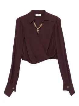 Elisabetta Franchi: Топ с длинным рукавом 