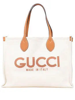 Gucci Pre-Owned: Коричневая сумка-шоппер 