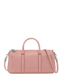 Longchamp: Розовая сумка-шоппер 