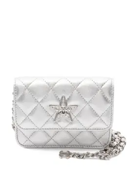 CHANEL Pre-Owned: Серебристая сумка 