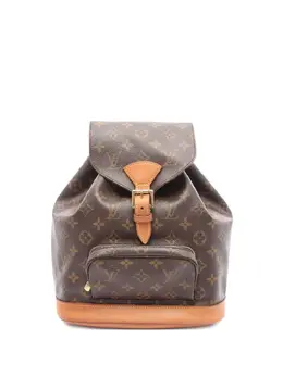Louis Vuitton Pre-Owned: Коричневый рюкзак 