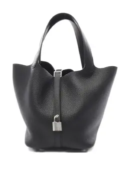 Hermès Pre-Owned: Чёрная сумка-шоппер 