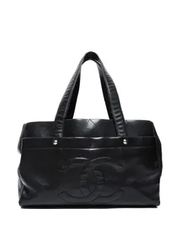 CHANEL Pre-Owned: Чёрная сумка 