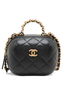 CHANEL Pre-Owned: Чёрная сумка 
