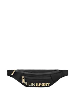 Plein Sport: Чёрная поясная сумка 