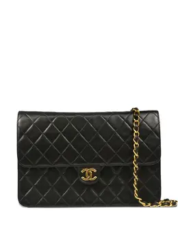 CHANEL Pre-Owned: Чёрная сумка 