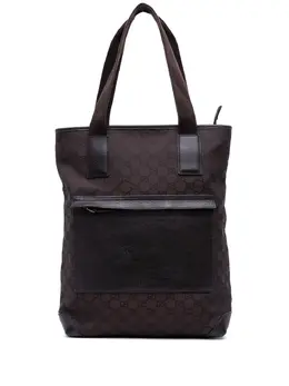 Gucci Pre-Owned: Коричневая сумка-шоппер 