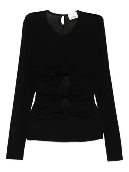 ISABEL MARANT: Чёрная футболка 