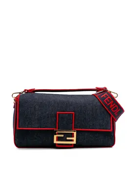 Fendi Pre-Owned: Голубая сумка 
