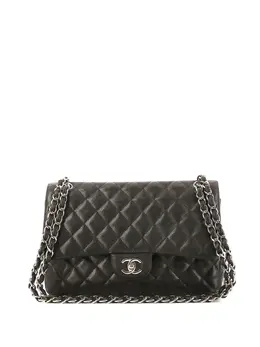 CHANEL Pre-Owned: Чёрная сумка 
