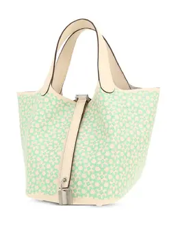 Hermès Pre-Owned: Зелёная сумка-шоппер 