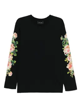 Simone Rocha: Футболка с растительным принтом 