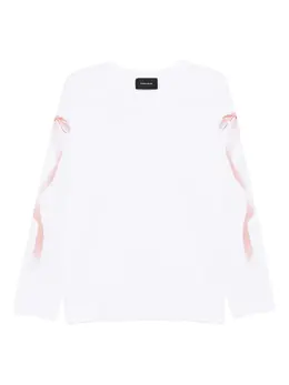 Simone Rocha: Футболка с бантом 