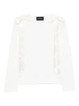 Simone Rocha: Футболка с бантом 
