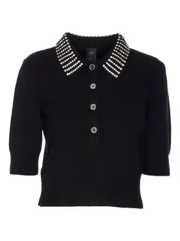 PINKO: Свитер со стразами 