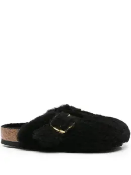Birkenstock: Чёрные сабо  Boston