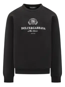 Dolce & Gabbana: Чёрный свитшот 