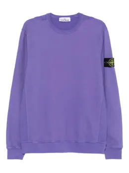 Stone Island: Фиолетовый свитшот 