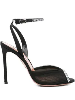 Aquazzura: Чёрные сандалии 