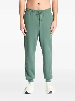 Y-3: Зелёные брюки  Terry