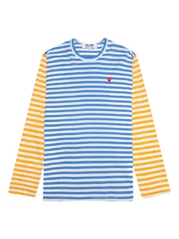 Comme Des Garçons Play: Футболка в полоску 