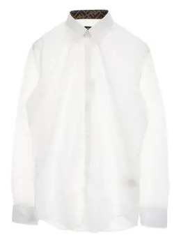 Fendi Pre-Owned: Белая рубашка 