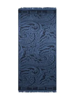 ETRO: Голубой шарф 