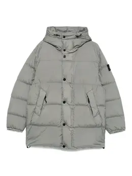Stone Island: Пальто с капюшоном 