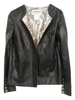 CHANEL Pre-Owned: Куртка без воротника 