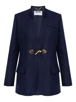 Moschino: Синий жакет 