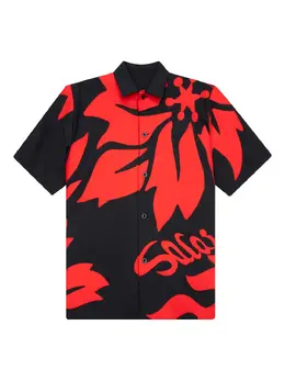 sacai: Рубашка с растительным принтом 
