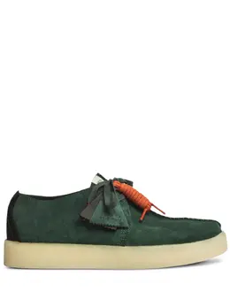 Clarks Originals: Зелёные ботинки 