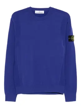 Stone Island: Голубой свитер 