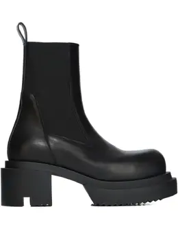 Rick Owens: Чёрные ботинки 