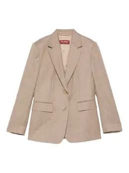 Max Mara: Коричневый жакет 