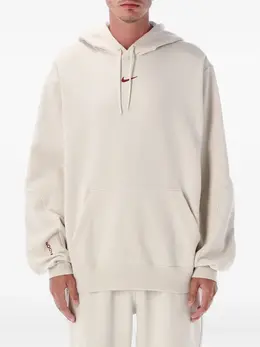 Nike: Белая толстовка 