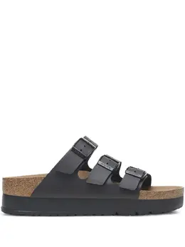 Birkenstock: Чёрные сандалии  Florida