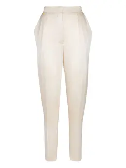 Balmain: Шёлковые брюки 