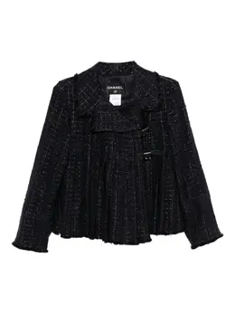 CHANEL Pre-Owned: Синяя куртка 