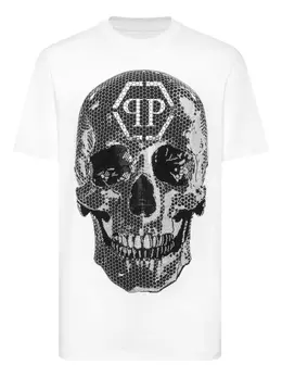 Philipp Plein: Футболка  Skull с принтом