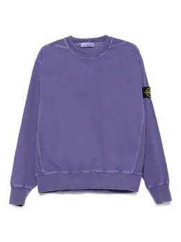 Stone Island: Фиолетовый свитшот  Compass