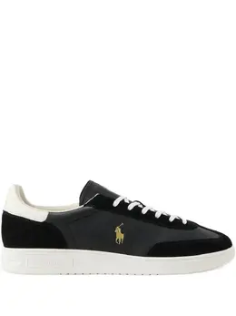 Polo Ralph Lauren: Чёрные кроссовки 