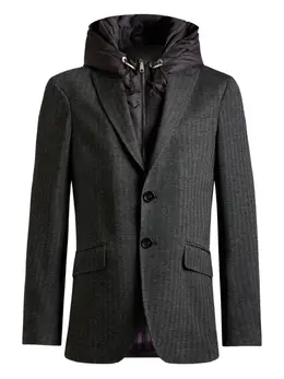 ETRO: Пиджаки с капюшоном 