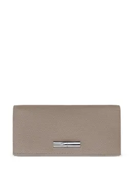 Longchamp: Светлый кошелёк  Roseau